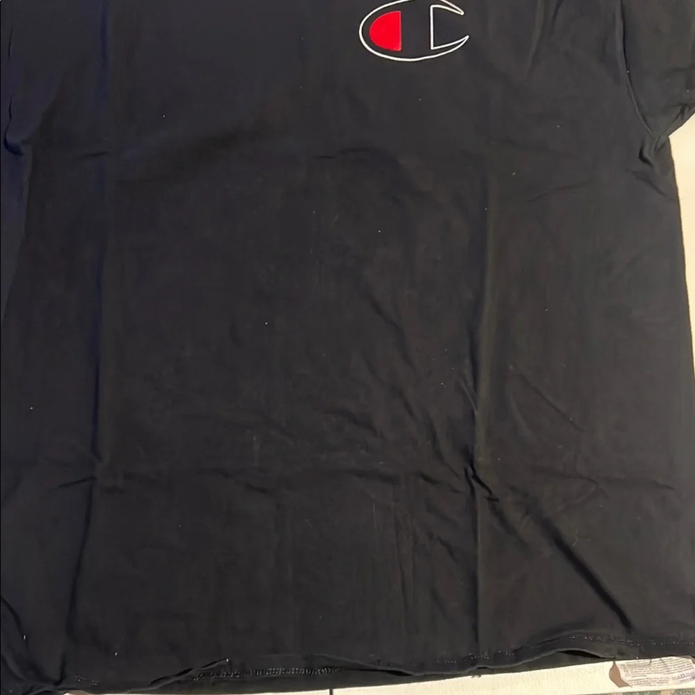 Champion Men's Black T-Shirt 2XL - Picture 3 of 11